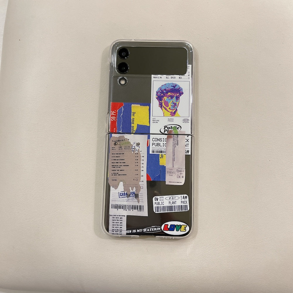 Print Tags Case for Samsung Galaxy Z Flip Series