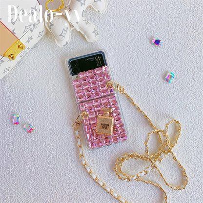Luxury Long Chain Case for Samsung Galaxy Z Flip Series