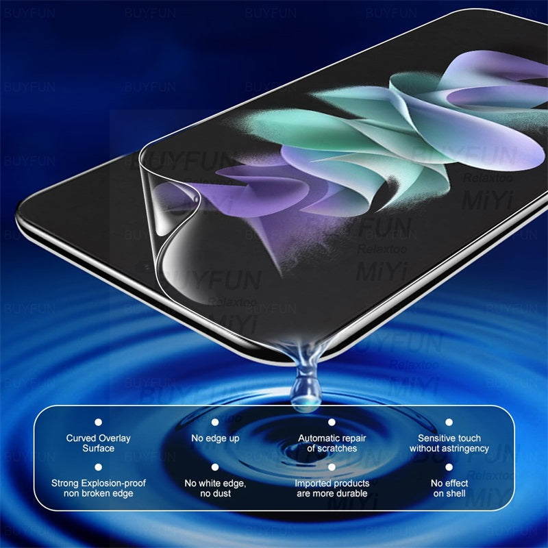 6IN1 3D Curved Camera Protector Glass For Samsung Z Flip Series