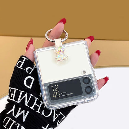 Colorful bear is suitable for Samsung Z Flip Series