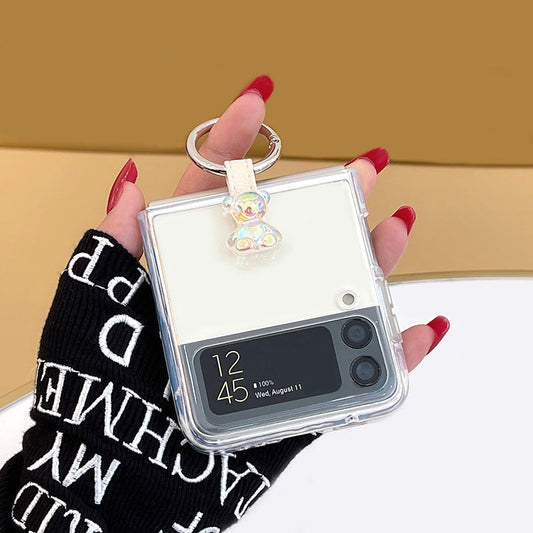 Colorful bear is suitable for Samsung Z Flip Series