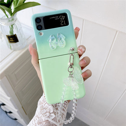 Cute Butterfly Bracelet Case for Samsung Galaxy Z Flip Series