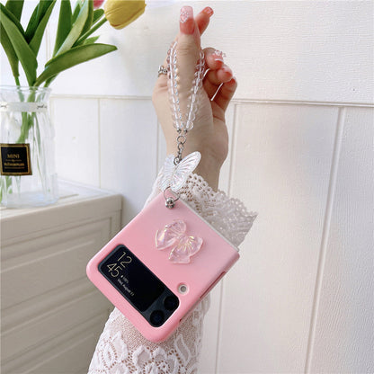 Cute Butterfly Bracelet Case for Samsung Galaxy Z Flip Series