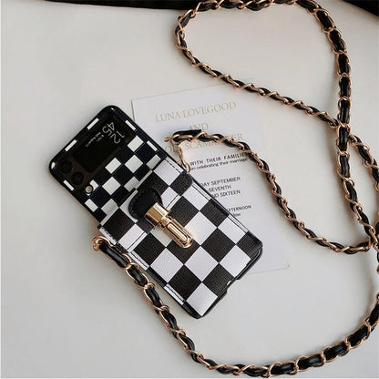 Girl Crossbody Case For Samsung Galaxy Z Flip Series
