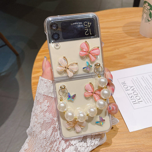 Colorful Crystal Butterfly Case For Samsung Galaxy Z Flip Series