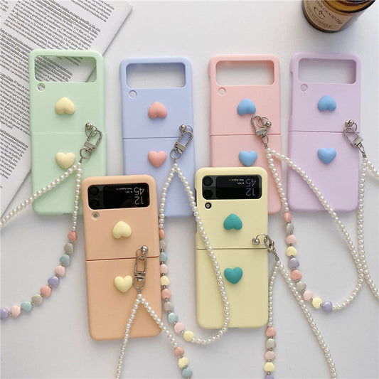 Love Pearl Chain Case for Samsung Galaxy Z Flip Series