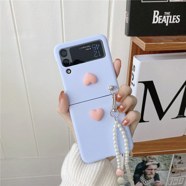 Love Pearl Chain Case for Samsung Galaxy Z Flip Series