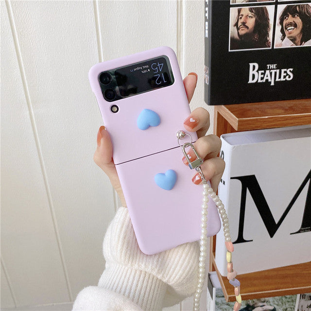 Love Pearl Chain Case for Samsung Galaxy Z Flip Series