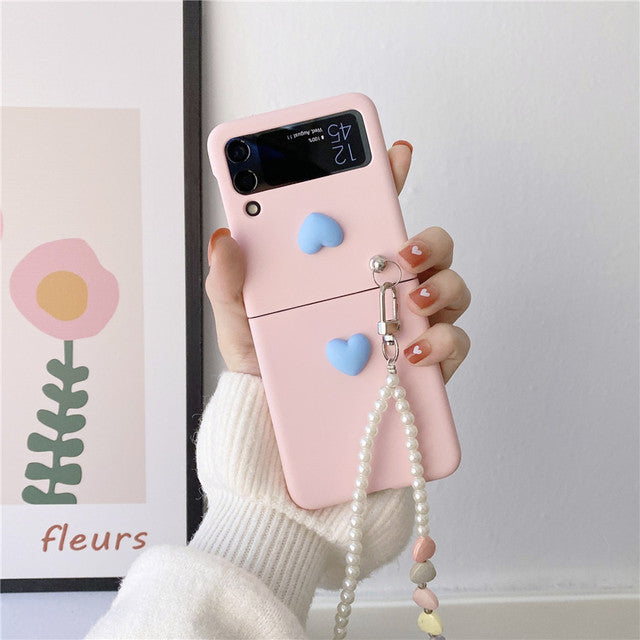 Love Pearl Chain Case for Samsung Galaxy Z Flip Series