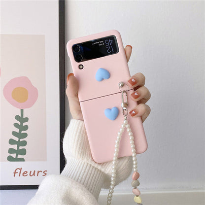 Love Pearl Chain Case for Samsung Galaxy Z Flip Series