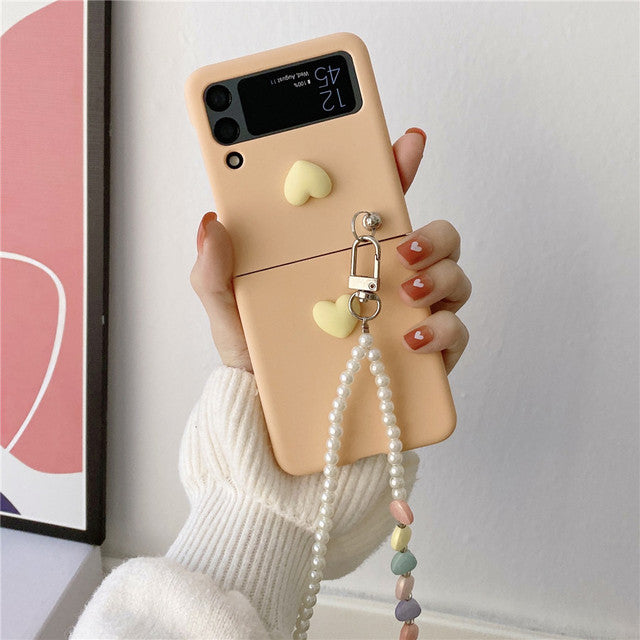 Love Pearl Chain Case for Samsung Galaxy Z Flip Series