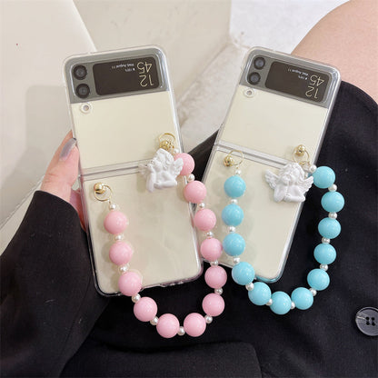 3D Angel Chain Bracelet Case For Samsung Galaxy Z Flip Series