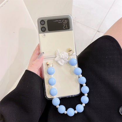3D Angel Chain Bracelet Case For Samsung Galaxy Z Flip Series