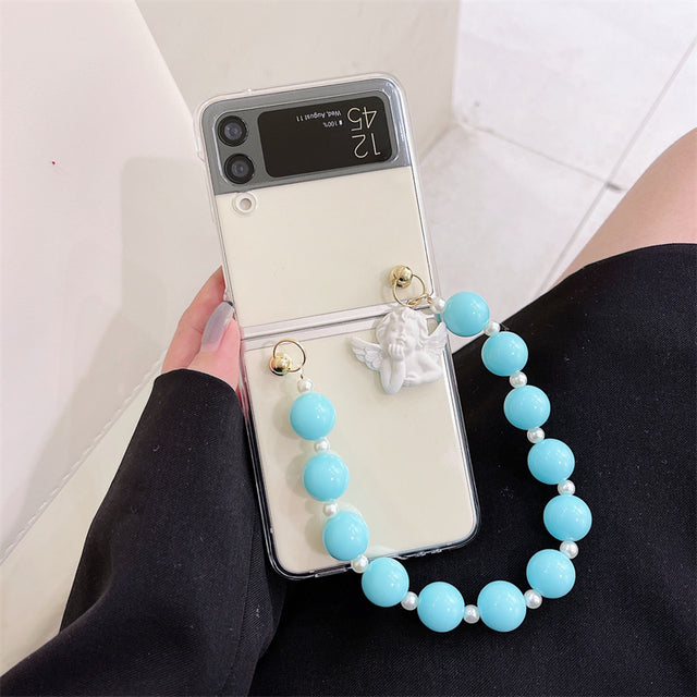 3D Angel Chain Bracelet Case For Samsung Galaxy Z Flip Series