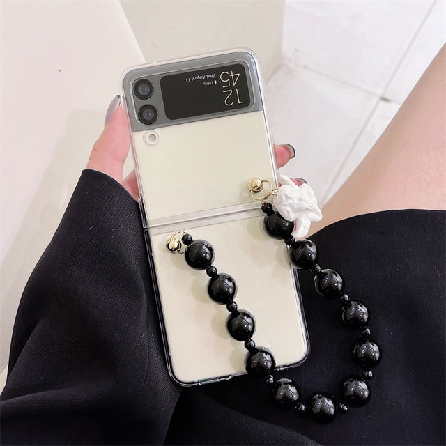 3D Angel Chain Bracelet Case For Samsung Galaxy Z Flip Series
