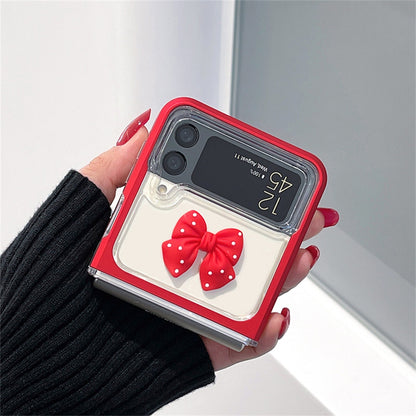 Red 3D Shockproof Case for Galaxy Z Flip Series