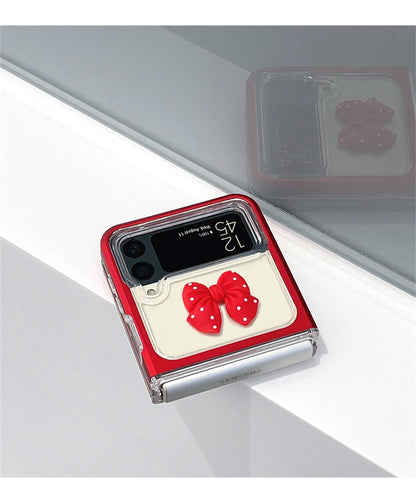 Red 3D Shockproof Case for Galaxy Z Flip Series