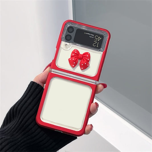 Red 3D Shockproof Case for Galaxy Z Flip Series