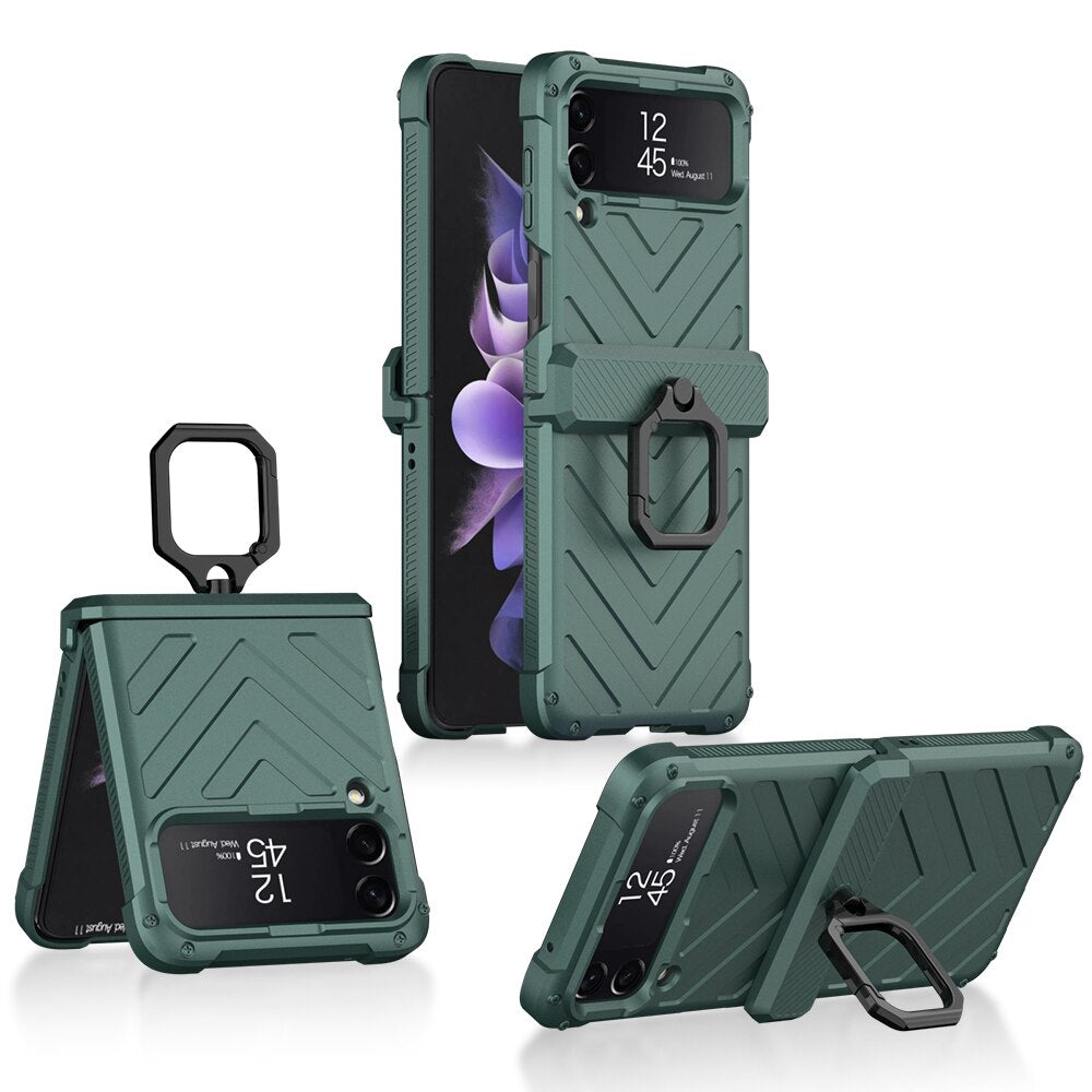 Magnetic Armor Shockproof Case For Samsung Galaxy Z Flip Series